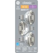 Ampoules DEL pour projecteurs d'intérieur MR16 à culot GU5.3 de GE, 4,5 W équivalent à 35 W, blanc chaud, paquet de 3