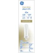 GE Bright White 42 W Plug-in CFL GX24q-4 Base 6.4-in F42TX Light Bulb (1-Pack)