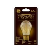 GE Vintage 60W Incandescent Amber Finish A15 Light Bulb (1-Pack)