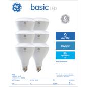 GE Daylight 65W Replacement LED Indoor Floodlight BR30 Light Bulbs (6-Pack)