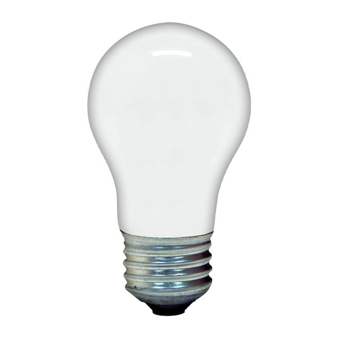 Ampoules incandescentes blanc doux A15 de 40W, culot moyen, par GE, paquet de 2