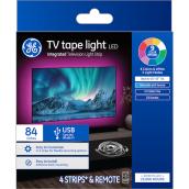 GE Color-Changing RGBW LED Television Tape Light Strip Kit (1-Pack)