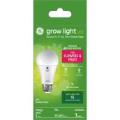 GE Grow 9-Watt 4.21-in A19 Cool White Grow Lightbulb (1-Pack)