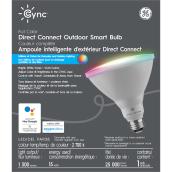 GE Cync 15-Watt EQ LED PAR38 Multicolor Flood Light Bulb (1-Pack)