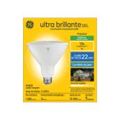 Ampoule DEL à intensité variable GE Ultra Bright de 120 watts EQ, PAR38, lumière du jour (1/pqt)