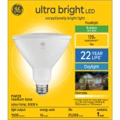 GE Ultra Bright 120-Watt EQ LED PAR38 Daylight Dimmable Flood Light Bulb (1-Pack)