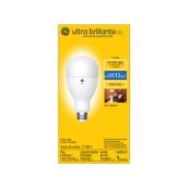 Ampoule DEL à intensité variable GE Ultra Bright de 250 watts EQ, A23, blanc doux (1/pqt)