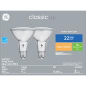 GE Lighting Classic 75-Watt EQ LED PAR30 Warm White Dimmable Spotlight Light Bulbs (2-Pack)