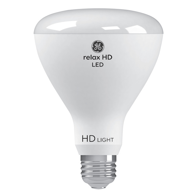 Ampoules DEL projecteurs GE Lighting Relax EQ-65 Watt BR30 blanc doux, dimmable (6-paquet)