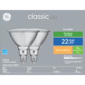 GE Lighting Classic 90-Watt EQ LED PAR38 Warm White Dimmable Flood light Light Bulbs (2-Pack)