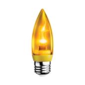 Ampoule DEL ambré 1W base moyenne GE Lighting