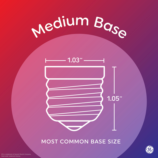 GE Lighting Medium Base Amber 1W LED Bulb