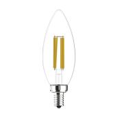 Ampoule décorative DEL GE Ultra Brillante 100W EQ E12 transparente à intensité variable, 5000K, 3/pqt