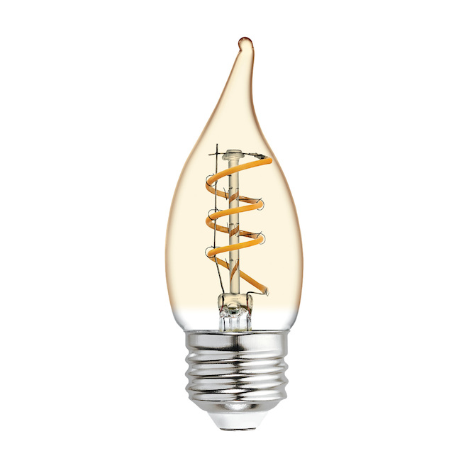 Image of Ge Lighting | Ca11 25W Tip Amber LED Bulb | Rona