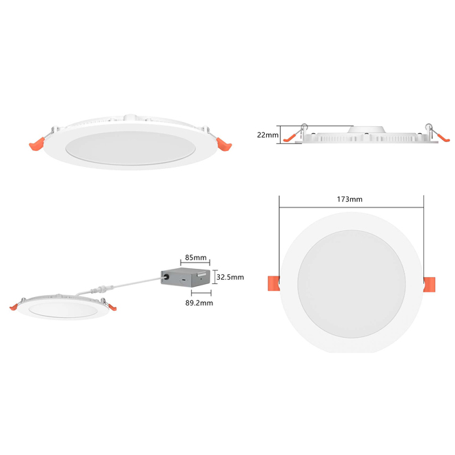 GE Ligthing 6-in Wafer Smart LED Downlight