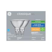 Ampoules DEL PAR38 90 W GE Lighting à culot moyen blanc chaud 2/pqt