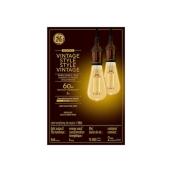 GE Lighting Vintage-Style 60W ST19 Amber LED Replacement Bulb - Warm Candle Light - 2-Pack