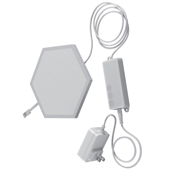 GE Cync Smart LED Hexagon Panels with Dynamic Effects and Control Box - Pack of 7