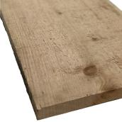 White Pine Board - Rough - Natural - 6-ft x 12-in W x 1-in T