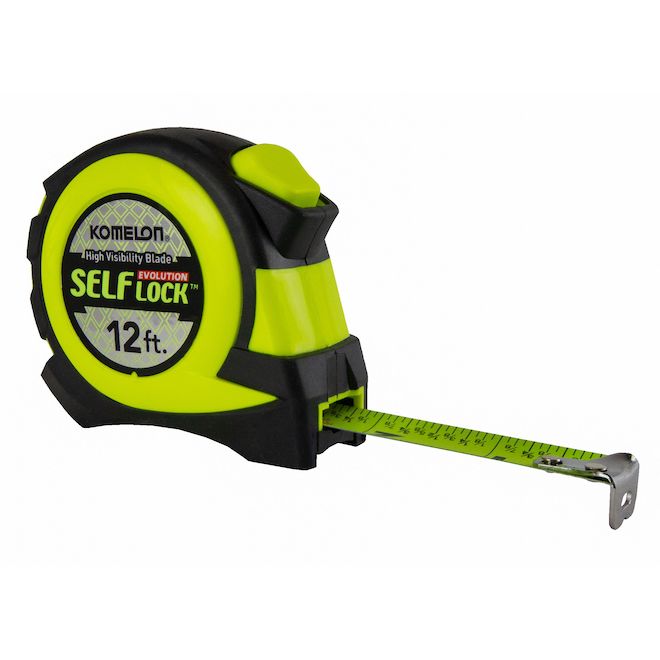 Komelon 12-ft Evolution Self-Lock High-Viz Tape Measure