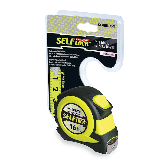 Komelon 16-ft Evolution Self-Lock High-Viz Tape Measure