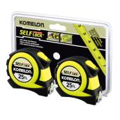 Komelon Self Lock Evolution Measuring Tape - 25-ft - 2-Pack