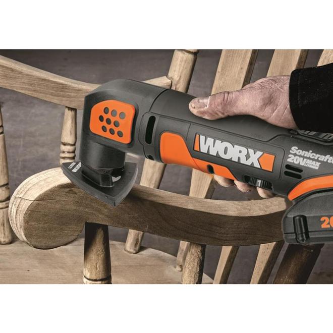 WORX 11 Piece Cordless 20 Volt Oscillating Tool Kit WX682L RONA