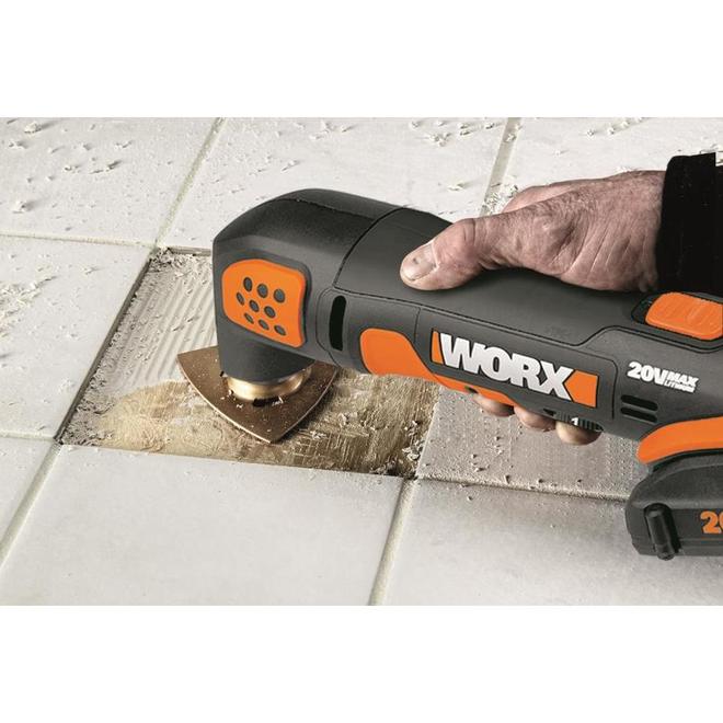 WORX 11 Piece Cordless 20 Volt Oscillating Tool Kit WX682L RONA