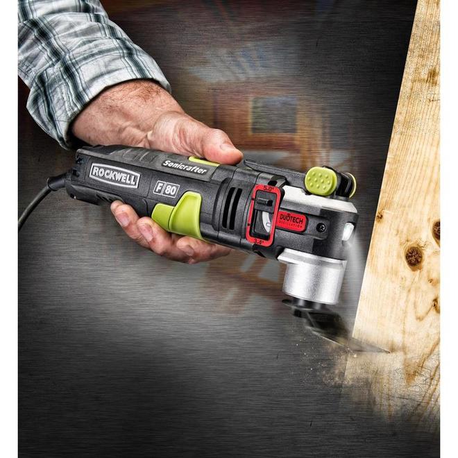 ROCKWELL F80 4.2-Amp Multi-Tool Duotech Oscillating Corded Tool
