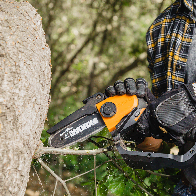 Worx 20V Cordless 5-in Pruning Saw with Battery and Charger