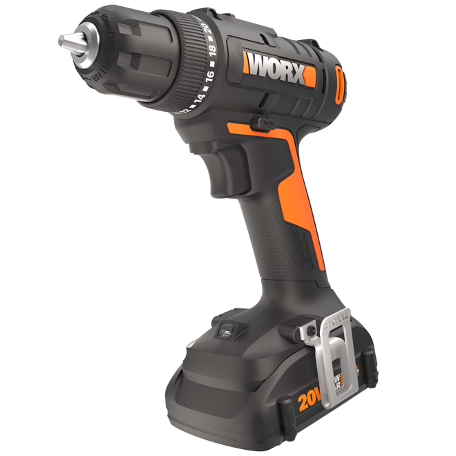 Worx Cordless Drill Driver 3/8-in 20V Power Share