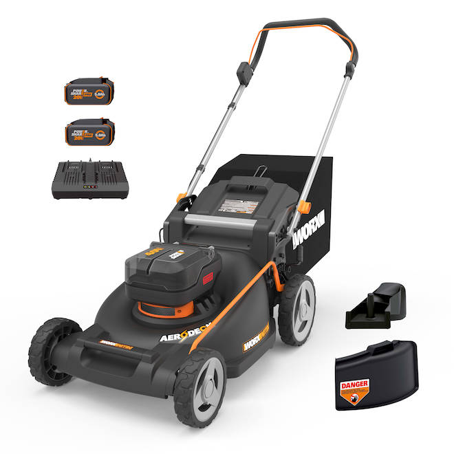 WORX Nitro Brushless Cordless 40 V 5. Ah 21-in Push Lawn Mower