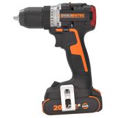 Worx Nitro 20V Compact Brushless 1/2-in Drill/Driver with Charger and 2 Batteries