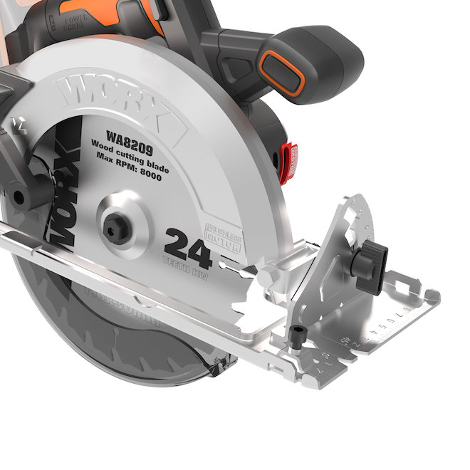 Worx Nitro Cordless Circular Saw 20V Power Share 7.25-in.