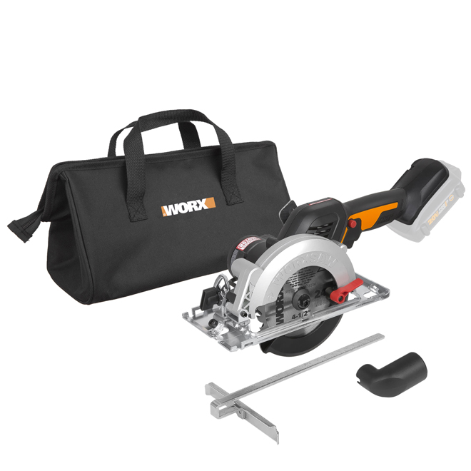 Worx Nitro Worxsaw Cordless Compact Circular Saw Power Share 20V of 4.5-in