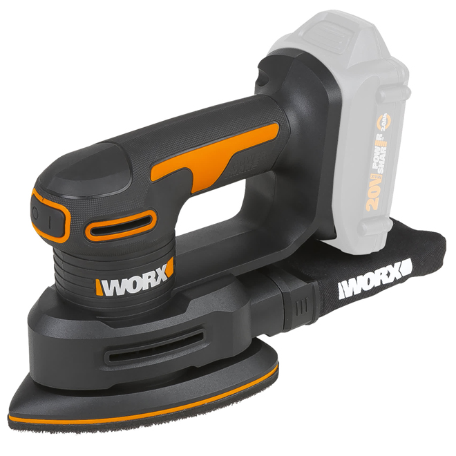 Worx Cordless Detail Sander Power Share 20V - Bare Tool Only