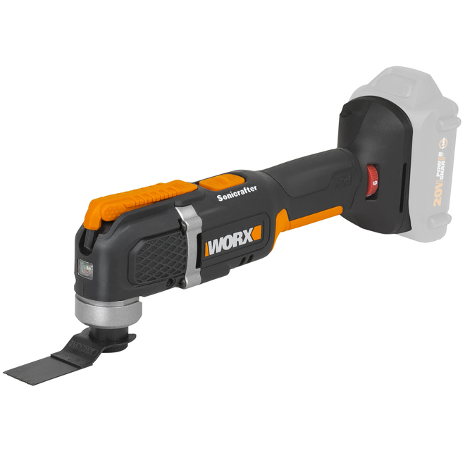 Worx Cordless Oscillating Multi-Tool Power Share 20V 3.6-degrees - Bare Tool Only