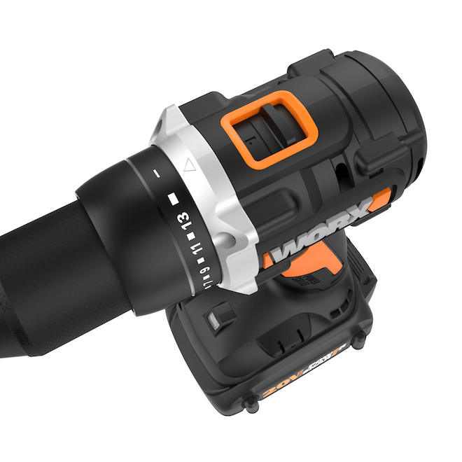 Worx Nitro WX102L 20V Power Share Cordless Drill/Driver - Brushless - 1/2-in Chuck