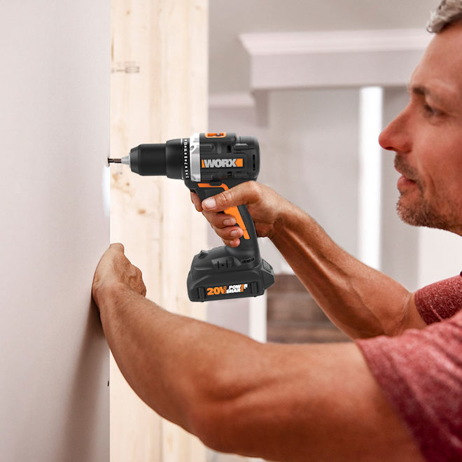 Worx Nitro WX102L 20V Power Share Cordless Drill/Driver - Brushless - 1/2-in Chuck