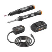 WORX MAKERX Combo Kit with Rotary Tool and Polygraver with 54 Accessories