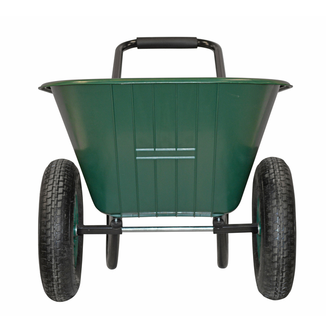 Erie Gardener's Choice Polyethylene and Steel Garden Wheelbarrow - 5-ft³