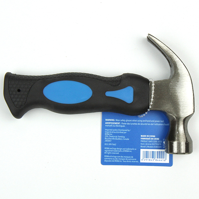 VALU+ 8-oz Steel Smooth Faced Short Hammer