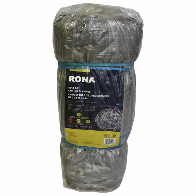 RONA Curing Blanket 12 x 20-ft in Polyethylene Microfoam - Silver