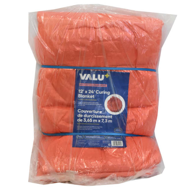 RONA Curing Blanket 12 x 24-ft in Polyethylene Microfoam - Orange