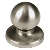 Richelieu Traditional Cabinet Knob - 1.25-in - Metal - Brushed Nickel