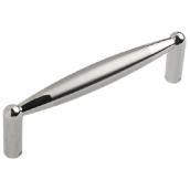 Metal Handle Pull Chrome and Brushed Nickel