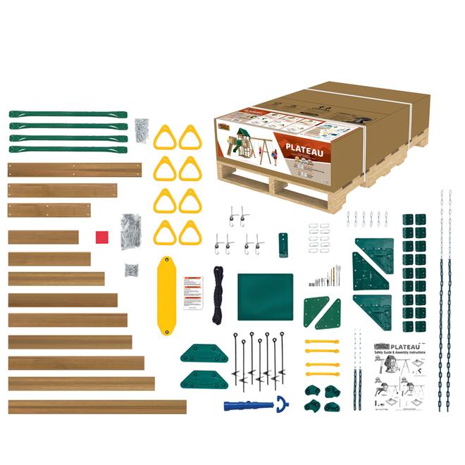 Playstar Play Deck for Child 14 Activities 14 Sq. Ft