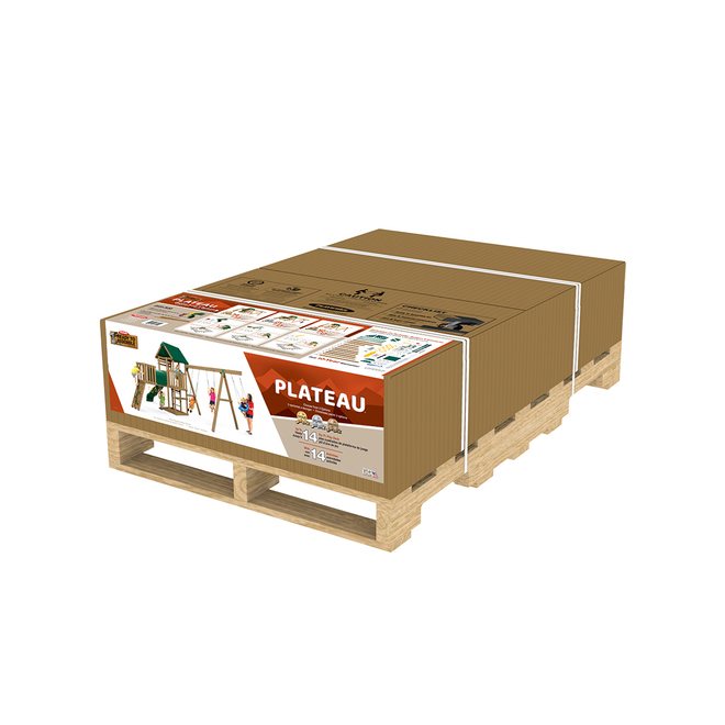 Playstar Play Deck for Child 14 Activities 14 Sq. Ft