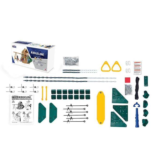 Ensemble d'aire de jeu Playstar Ridge Line pour bricoleur