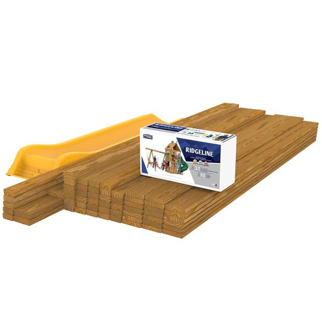 Ensemble d'aire de jeu Playstar Ridge Line pour bricoleur